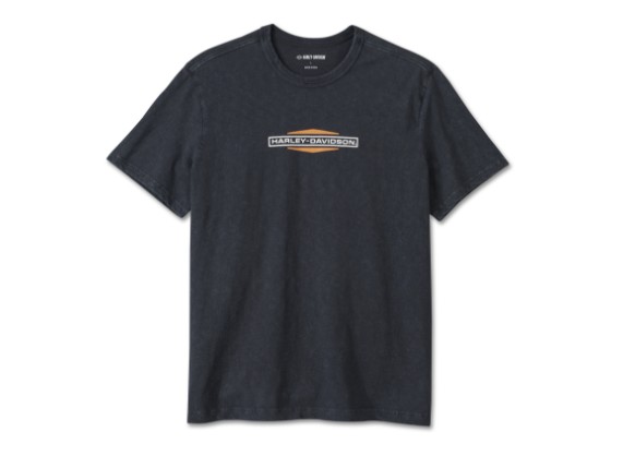96012-25VM/000L, T-SHIRT HARLEY STACKED BAR & SHIELD