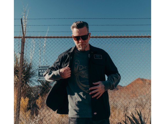 96089-26VM/000L, LONGSLEEVE HARLEY HORSESHOE DICKIES