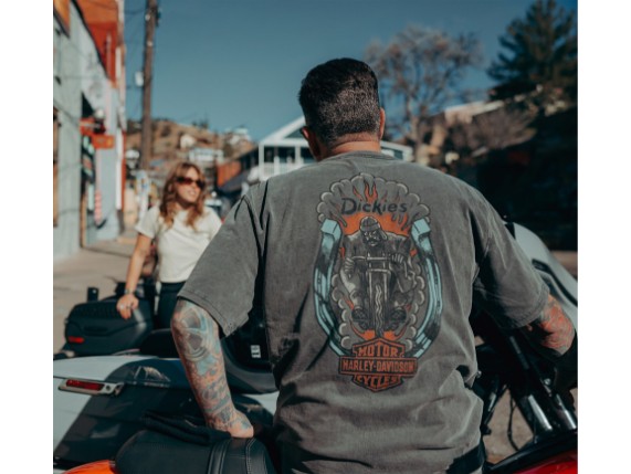 96094-26VM/000L, T-SHIRT HARLEY MOTO RACER DICKIES