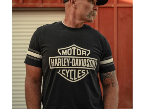 96155-26VM/000L, T-SHIRT HARLEY H-D ESSENTIAL SLEEVE