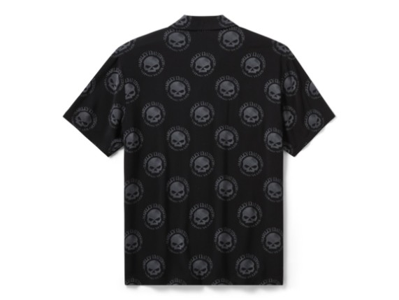 96205-26VM/000L, HEMD HARLEY WILLIE G SKULL ALOHA