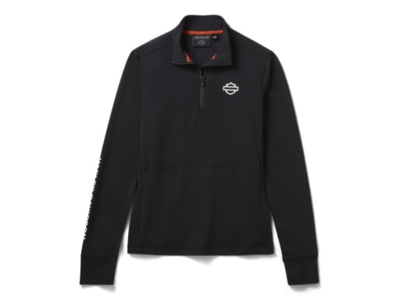 96327-26VW/002L, SWEATER HARLEY TECH 3/4 ZIP