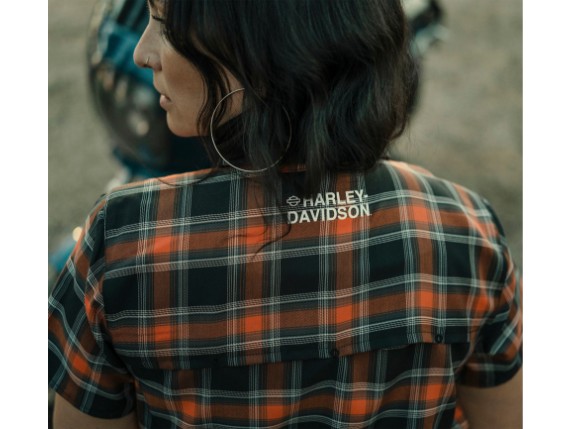 96350-26VW/000L, HEMD HARLEY PLAID SHORT SLEEVE