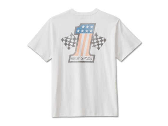 96428-24VM/000L, T-SHIRT HARLEY #1 RACING