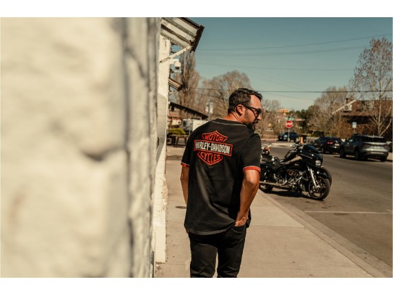 96457-26VM/000L, T- SHIRT HARLEY BAR & SHIELD
