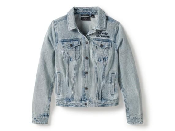 96465-25VW/000L, JACKE HARLEY ROSE&THORN BILING DENIM