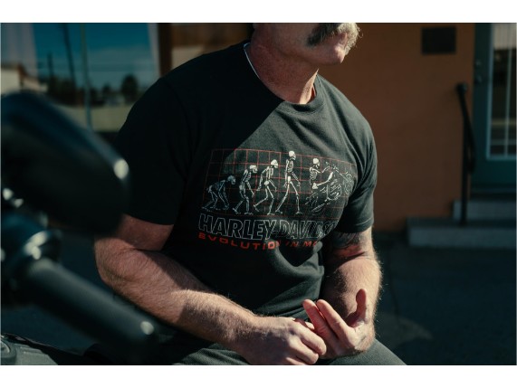 96478-25VM/000L, T-SHIRT HARLEY EVOLUTION GRAPHIC
