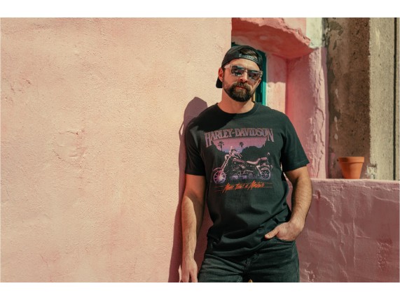 96479-25VM/000L, T-SHIRT HARLEY LOWRIDER SUNDOWN
