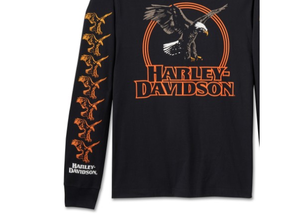 96530-24VM/000L, LONGSLEEVE HARLEY RISING EAGLE