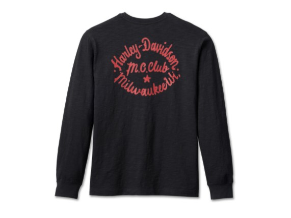 96550-23VM/000L, LONGSLEEVE HARLEY CLUB CREW LS