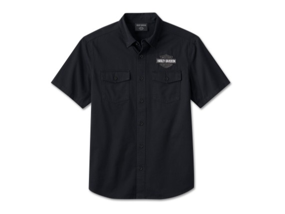96559-24VM/000L, HEMD HARLEY ASHES S/S