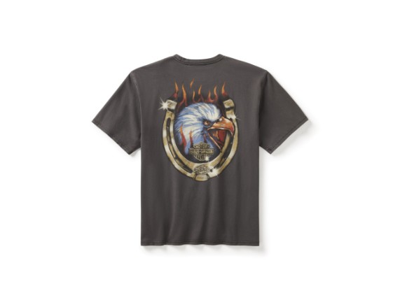96572-25VM/000L, T-SHIRT HARLEY DICKIES FLAMMING