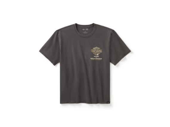96572-25VM/000L, T-SHIRT HARLEY DICKIES FLAMMING