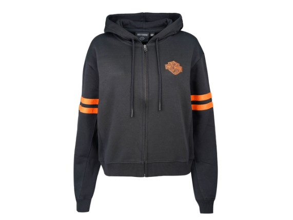 96575-26VW/000L, SWEATER HARLEY FULL ZIP HOODIE