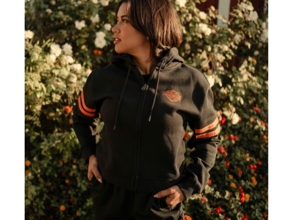 96575-26VW/000L, SWEATER HARLEY FULL ZIP HOODIE
