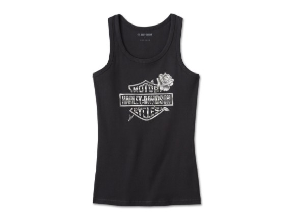 96600-24VW/000L, TANK TOP HARLEY ROSE BAR & SHIELD