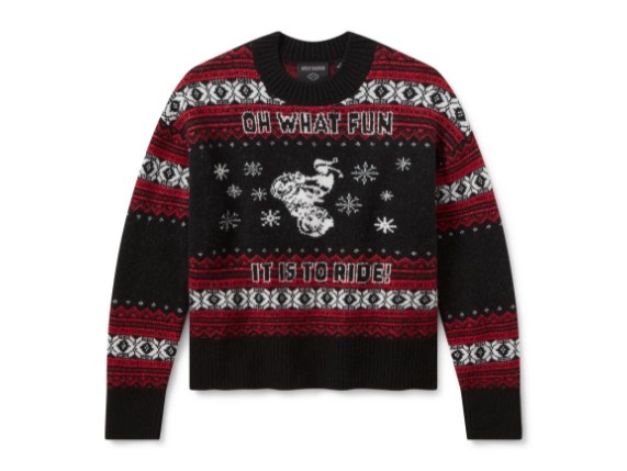 96630-26VW/000L, SWEATER HARLEY OH WHAT FUN IT IS TO