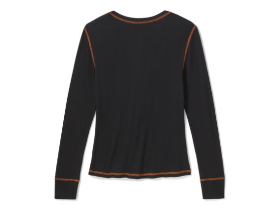 96643-26VW/000L, LONGSLEEVE HARLEY SNAP