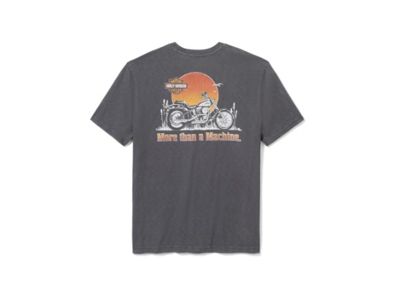 96719-25VM/000L, T-SHIRT HARLEY SOFTAIL SUNSET TEE