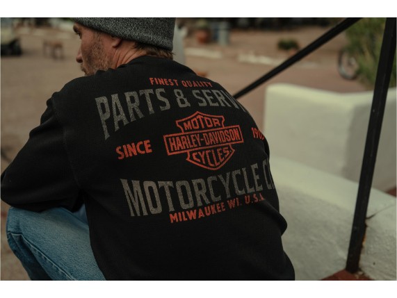 96724-25VM/000L, LONGSLEEVE HARLEY PARTS & SERVICE