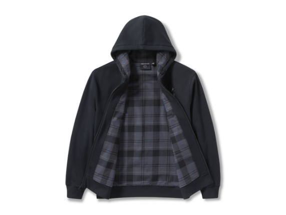 96783-25VM/000L, SWEATER HARLEY PLAID LINED ZIP