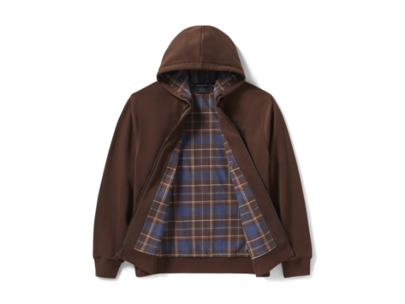 96784-25VM/000L, SWEATER HARLEY PLAID LINED ZIP