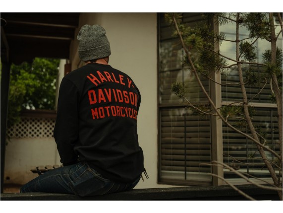 96798-25VM/000L, SWEATER HARLEY RACER FONT HENLEY