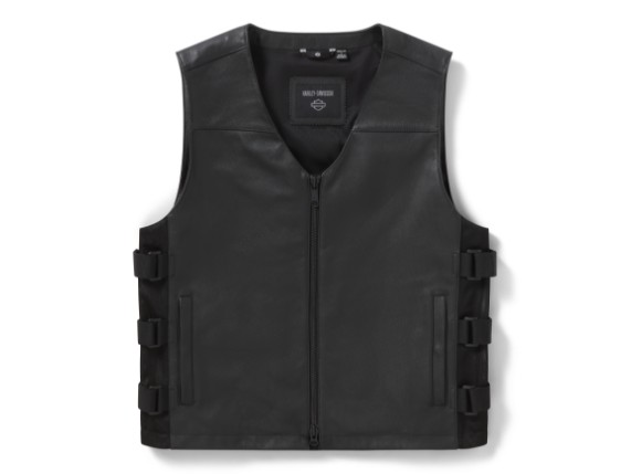 97002-26VM/000L, WESTE HARLEY TACTICAL LEATHER VEST
