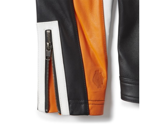 97012-25VW/000L, JACKE HARLEY ESSENTIAL MOTO BLOCKED