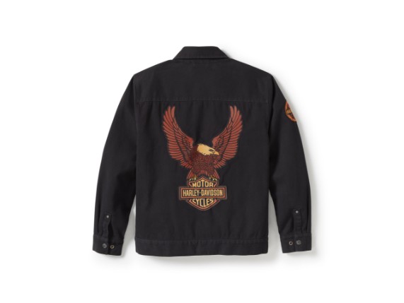 97412-25VM/000L, TEX JACKE HARLEY IRON BOND II TWILL