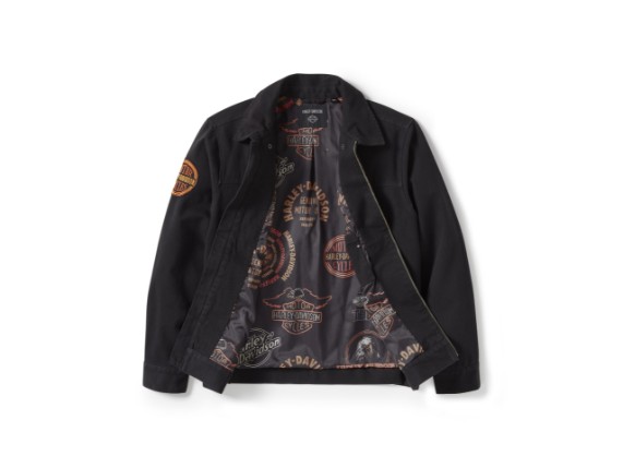 97412-25VM/000L, TEX JACKE HARLEY IRON BOND II TWILL