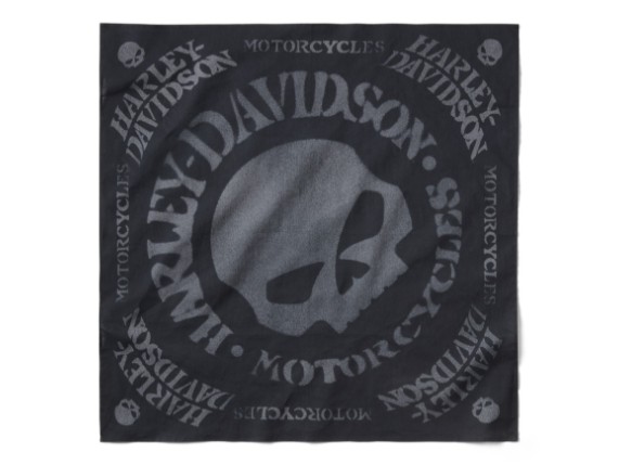 97642-26VX, BANDANA HARLEY WILLIE G SKULL