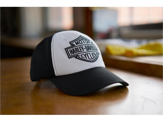 97731-24VW, CAP HARLEY BAR & SCHILD PAARDENSTAART
