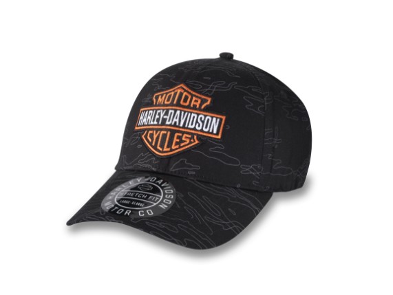 97745-24VM/000L, CAP HARLEY ENFLAME BAR & SCHILD