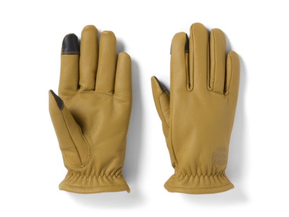 97766-26VM/000L, HANDSCHUHE HARLEY LEDER