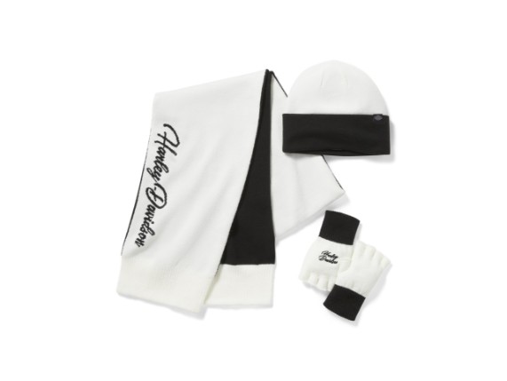 97783-25VW, MUTS HANDSCHOEN SJAAL SET HARLEY