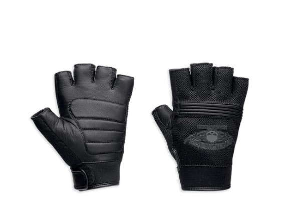98277-14VM/000L, HANDSCHUH HARLEY WINGED SKULL