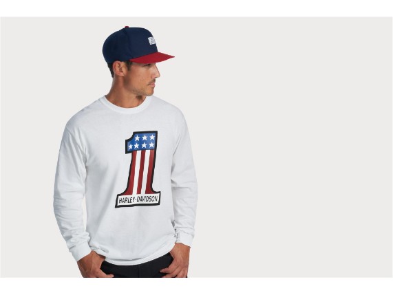 99002-22VM/000L, LONGSLEEVE HARLEY #1 RACE