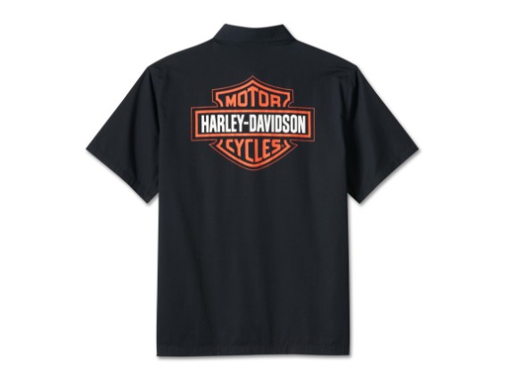 99055-24VM/000L, HEMD HARLEY BAR & SHIELD SHIRT