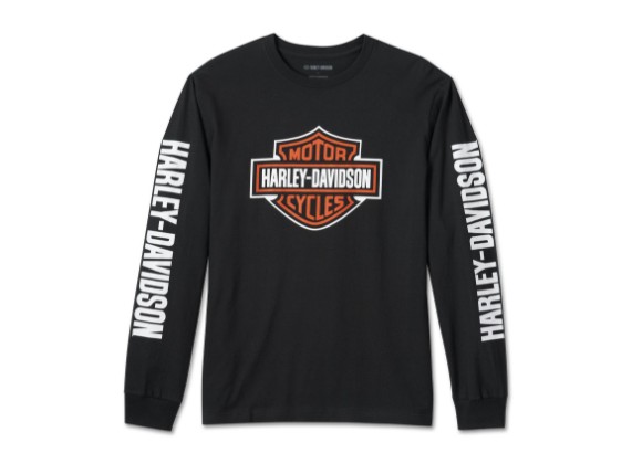 99081-24VM/000L, LONGSLEEVE HARLEY BAR & SHIELD