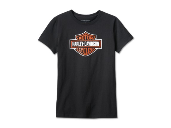 99095-24VW/000L, T-SHIRT HARLEY BAR & SHIELD LADY