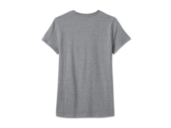 99096-24VW/000L, T-SHIRT HARLEY BAR & SHIELD LADY