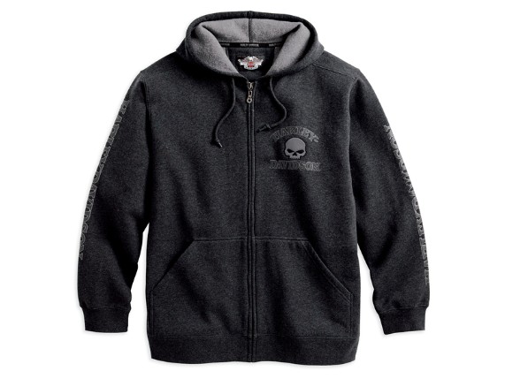 99107-18VM/000L, SWEATER HARLEY HOODED SKULL