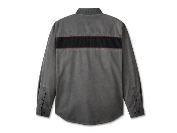 99177-24VM/000L, HEMD HARLEY IRON BOND LONG SLEEVE