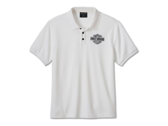 99186-24VM/000L, POLOSHIRT HARLEY BAR & SHIELD