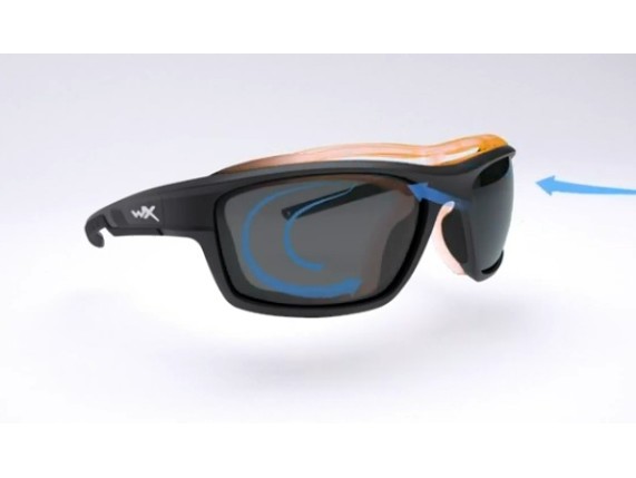 CCOZN06, BRILLE WILEY X OZONE GREY SILVER