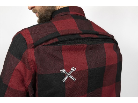 JDL5001-XL, MAGLIA JOHN DOE MOTOSHIRT ROSSA