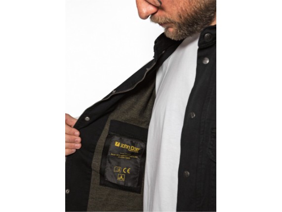 JDL5006-XL, HEMD JOHN DOE MOTOSHIRT BLACK