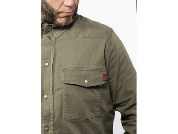 JDL5007-XL, HEMD JOHN DOE MOTOSHIRT OLIVE