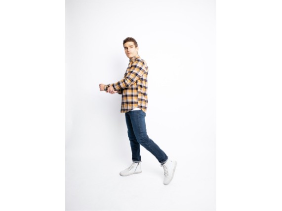 JDL5011-L, HEMD JOHN DOE MOTOSHIRT YELLOW